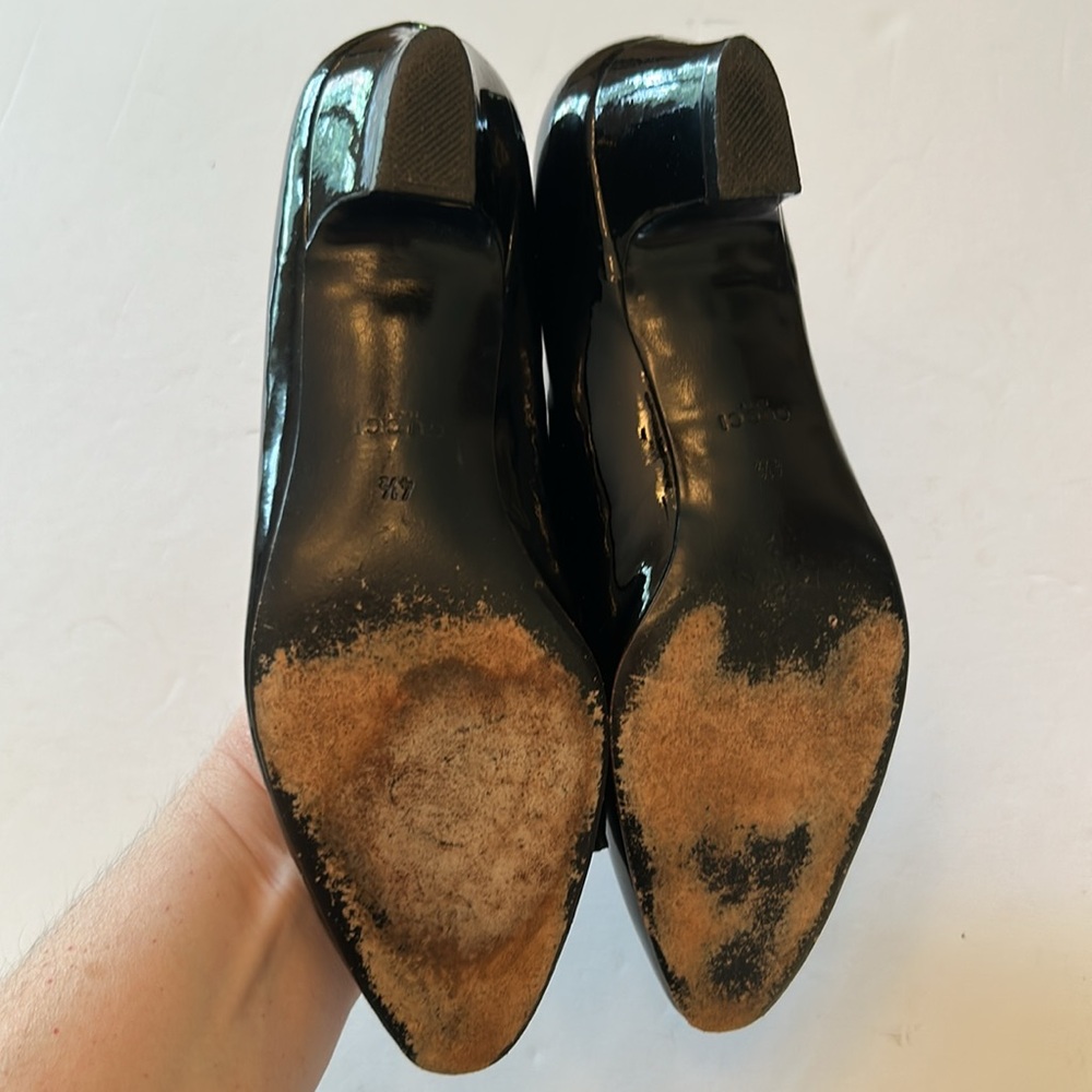 Gucci Black Leather Flats - Picture 12 of 16